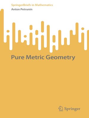 cover image of Pure Metric Geometry